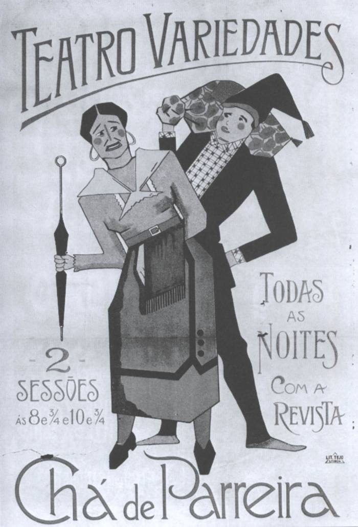 cartaz chá de parreira