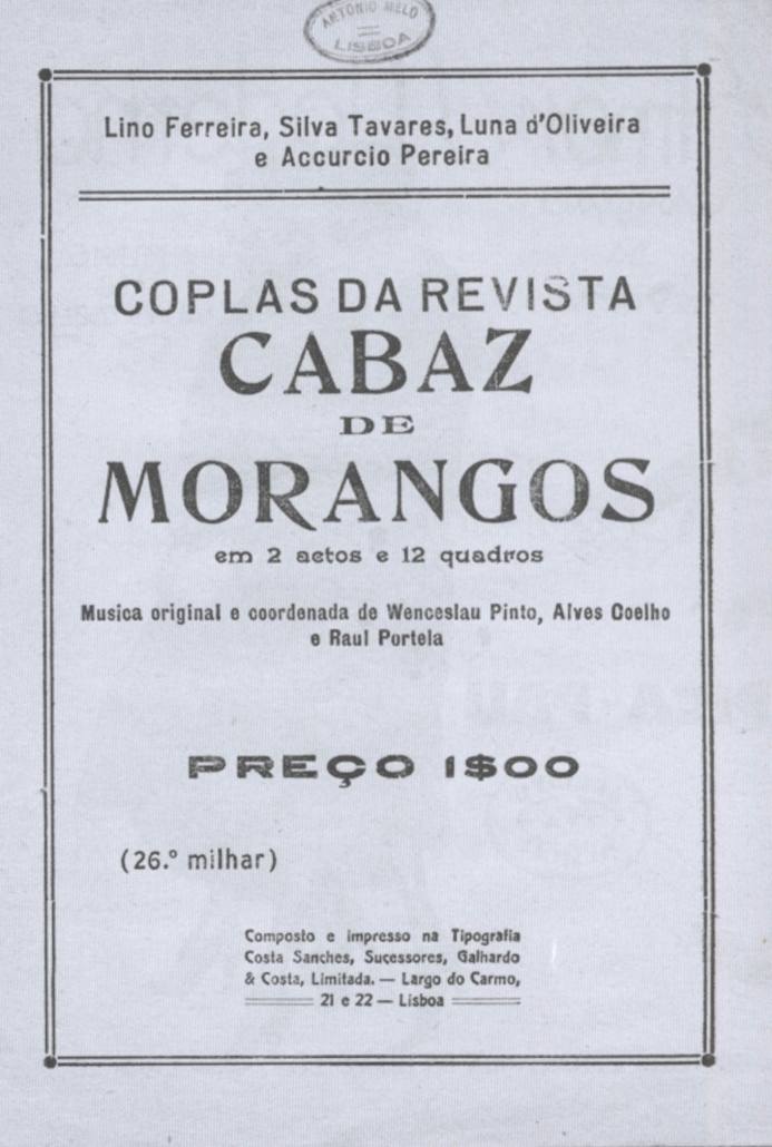 coplas cabaz de morangos
